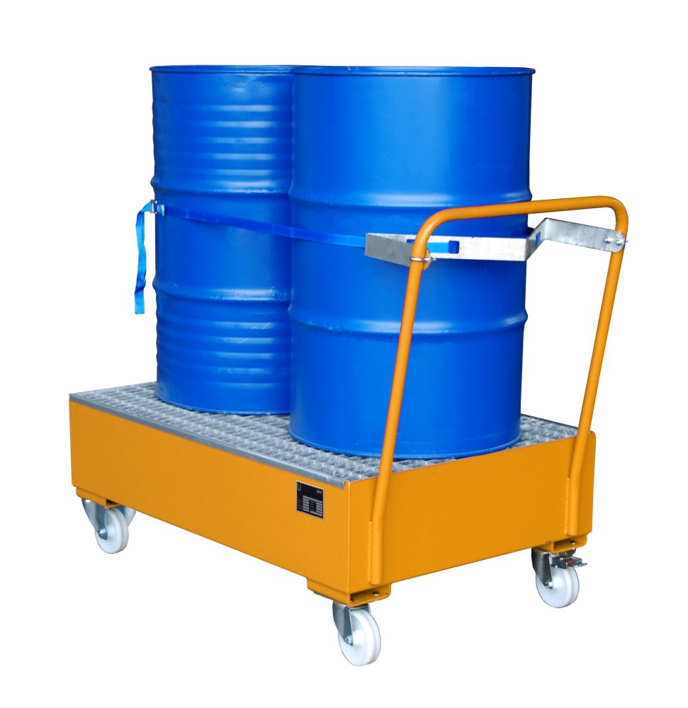 Produktbild Bauer Fahrbare Auffangwanne 2020 lackiert Gelborange bild 2