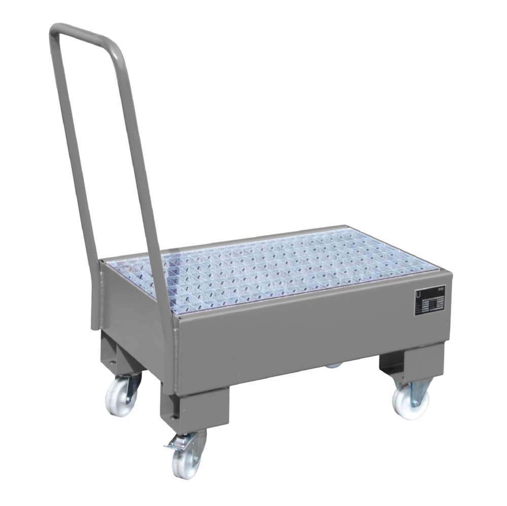 Produktbild Bauer Fahrbare Auffangwanne AW 60 1 SR 500 x 415 x 800 mm mausgrau