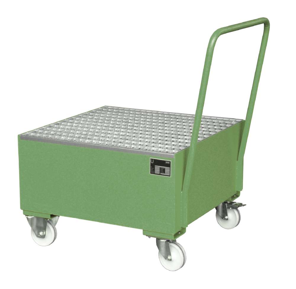 Produktbild Bauer Fahrbare Auffangwanne 2004 800 x 615 x 800 mm resedagrün