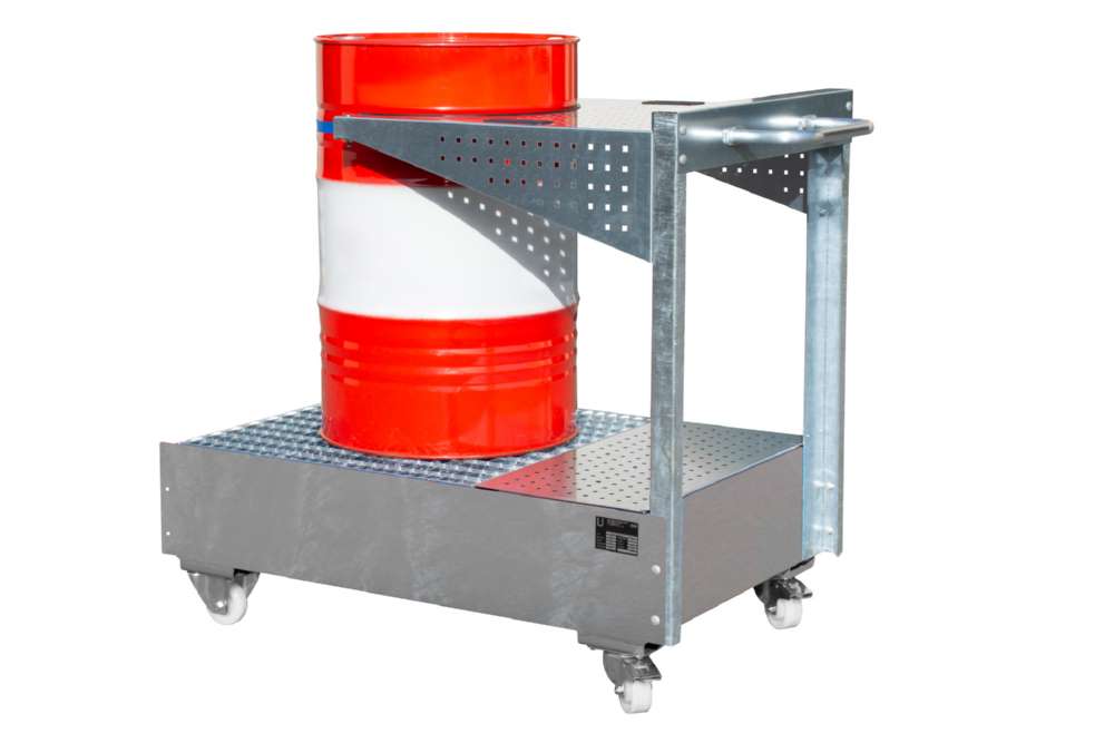 Produktbild Bauer Fahrbare Auffangwanne Lochplattenwand LPW 200 4 feuerverzinkt