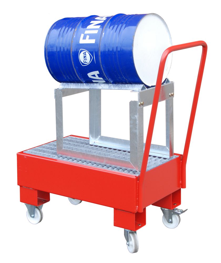 Produktbild Bauer Fahrbare Auffangwanne AW 60 1 SRF lackiert Feuerrot