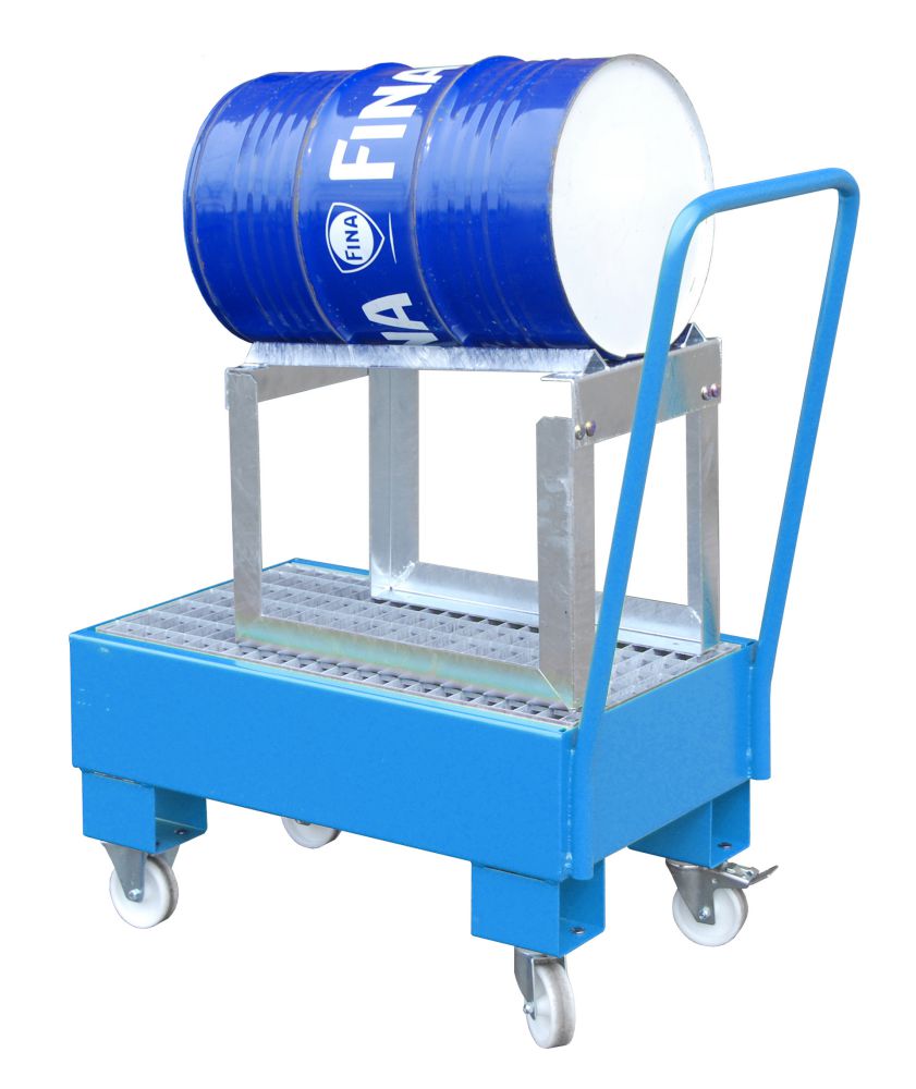 Produktbild Bauer Fahrbare Auffangwanne AW 60 1 SRF lackiert Lichtblau