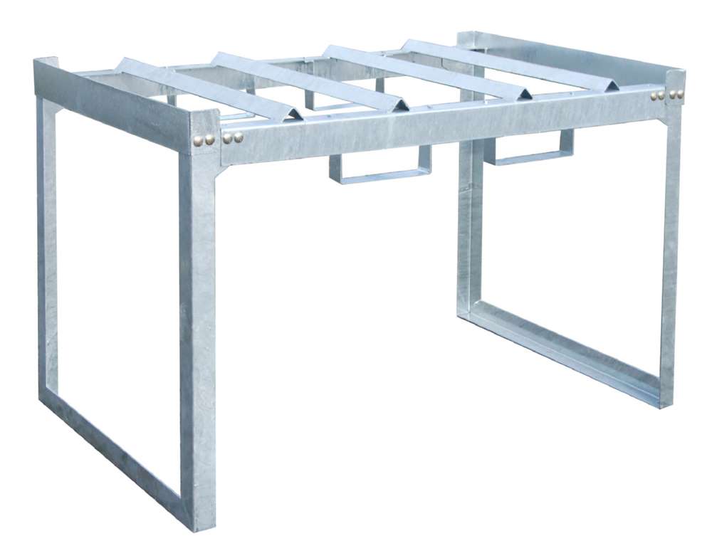 Produktbild Bauer Fass und Kleingebinderegal FRE 2M 1320 x 805 x 785 mm feuerverzinkt