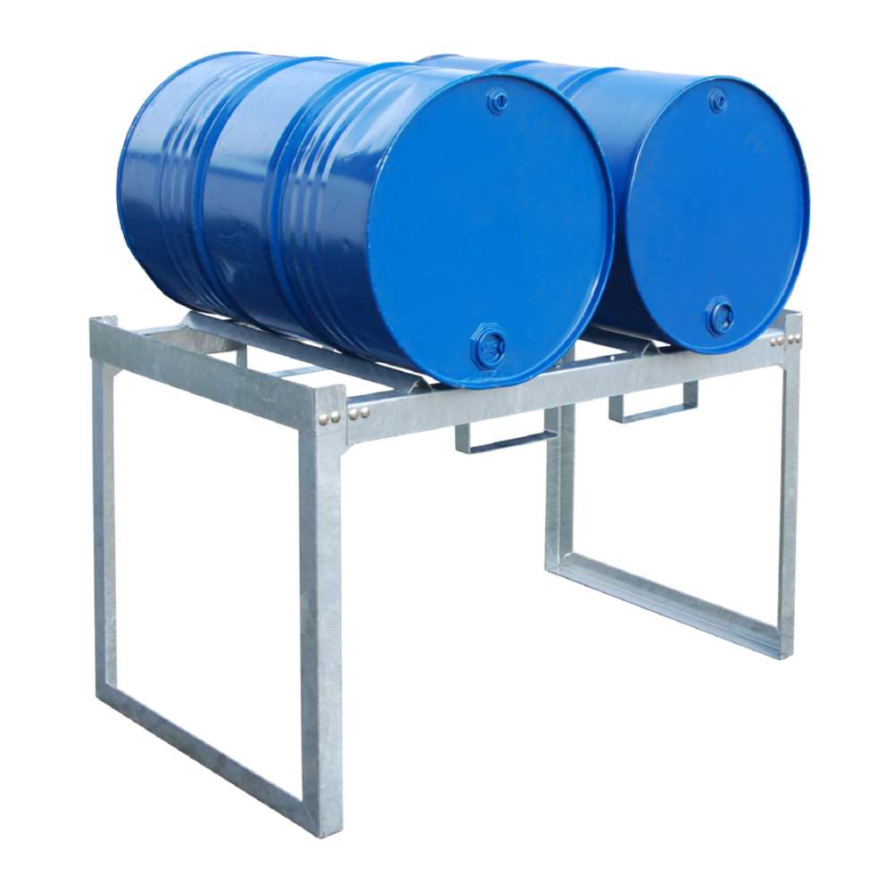 Produktbild Bauer Fass und Kleingebinderegal FRE 2M 1320 x 805 x 785 mm feuerverzinkt bild 2