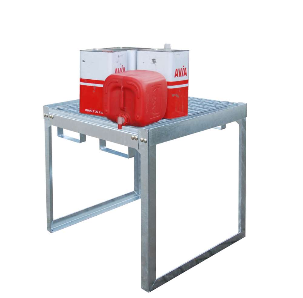 Produktbild Bauer Fass und Kleingebinderegal FRE G1M 920 x 805 x 785 mm feuerverzinkt bild 2