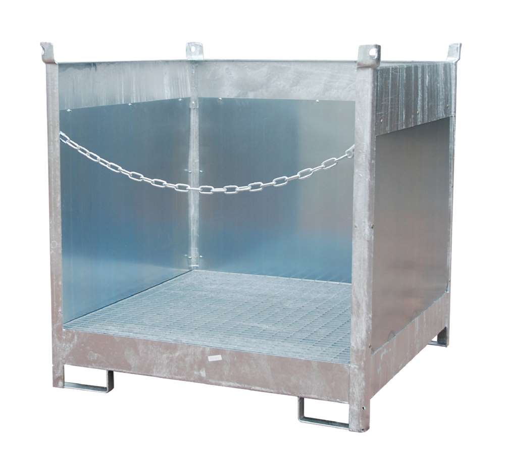 Produktbild Bauer Fass Stapelpalette FSP 4G 1400 x 1435 x 1400 mm feuerverzinkt