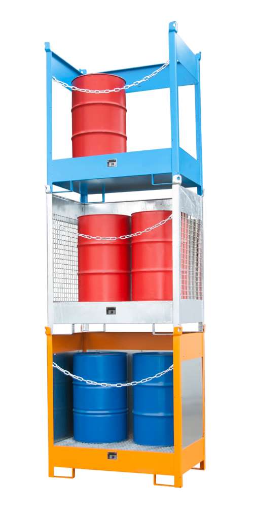 Produktbild Bauer Fass Stapelpalette FSP 2D 1405 x 1490 x 915 mm feuerverzinkt bild 3