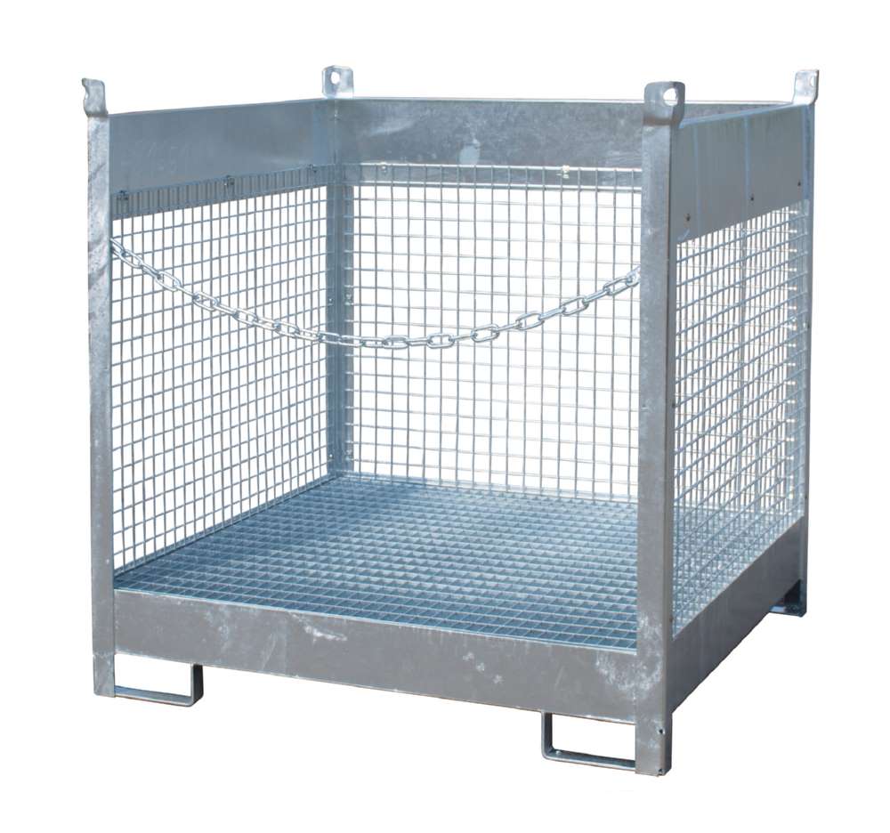 Produktbild Bauer Fass Stapelpalette FSP 4D 1400 x 1435 x 1400 mm feuerverzinkt