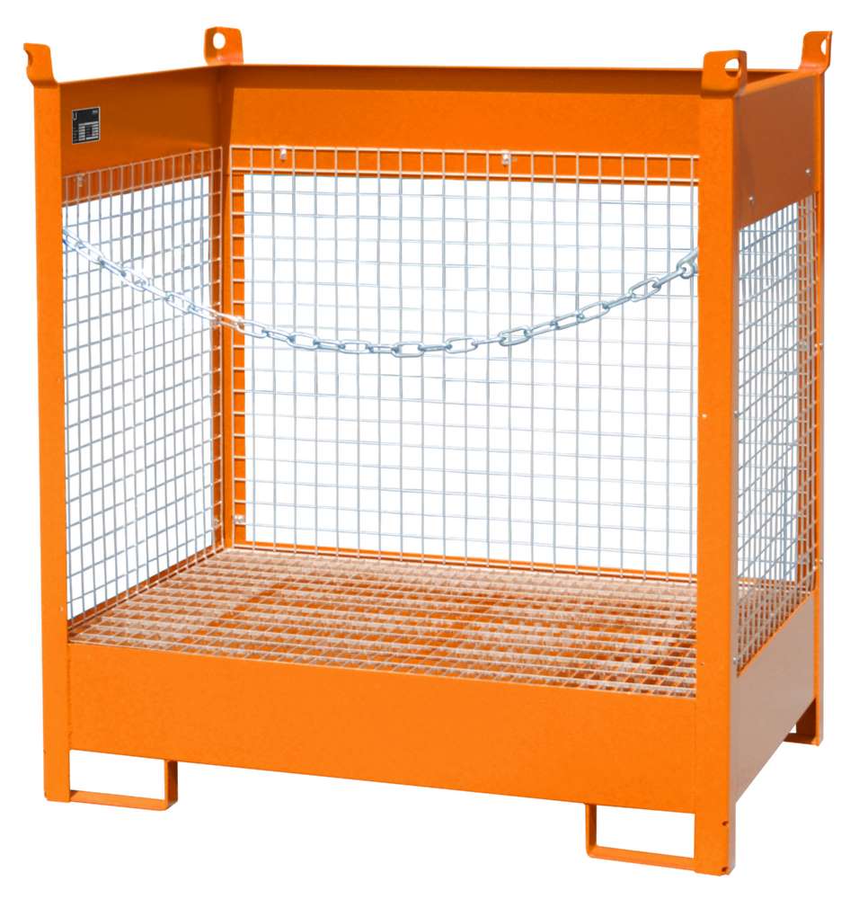 Produktbild Bauer Fass Stapelpalette FSP 2D 1405 x 1490 x 915 mm lackiert gelborange