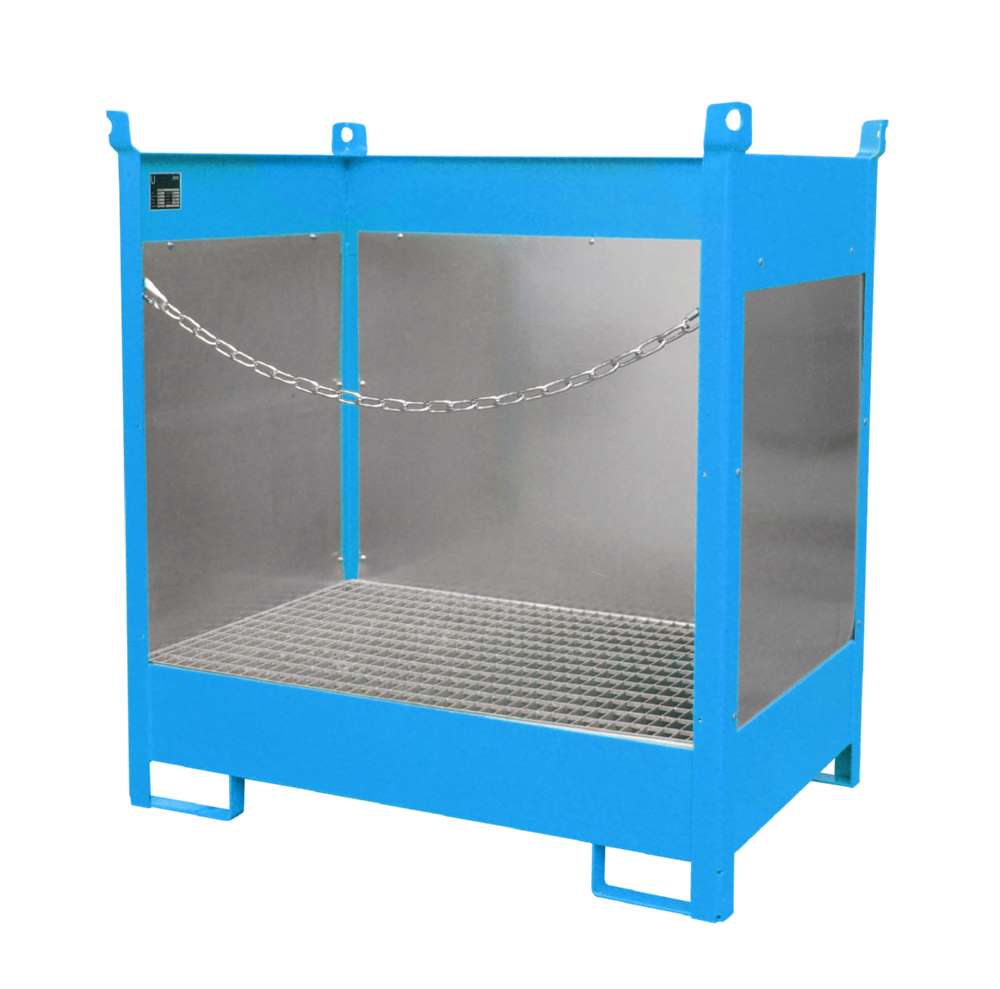 Produktbild Bauer Fass Stapelpalette FSP 2G 1405 x 1490 x 915 mm lackiert lichtblau