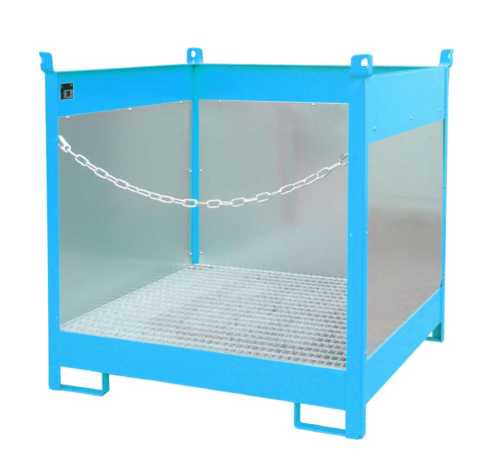 Produktbild Bauer Fass Stapelpalette FSP 4G 1400 x 1435 x 1400 mm lackiert lichtblau