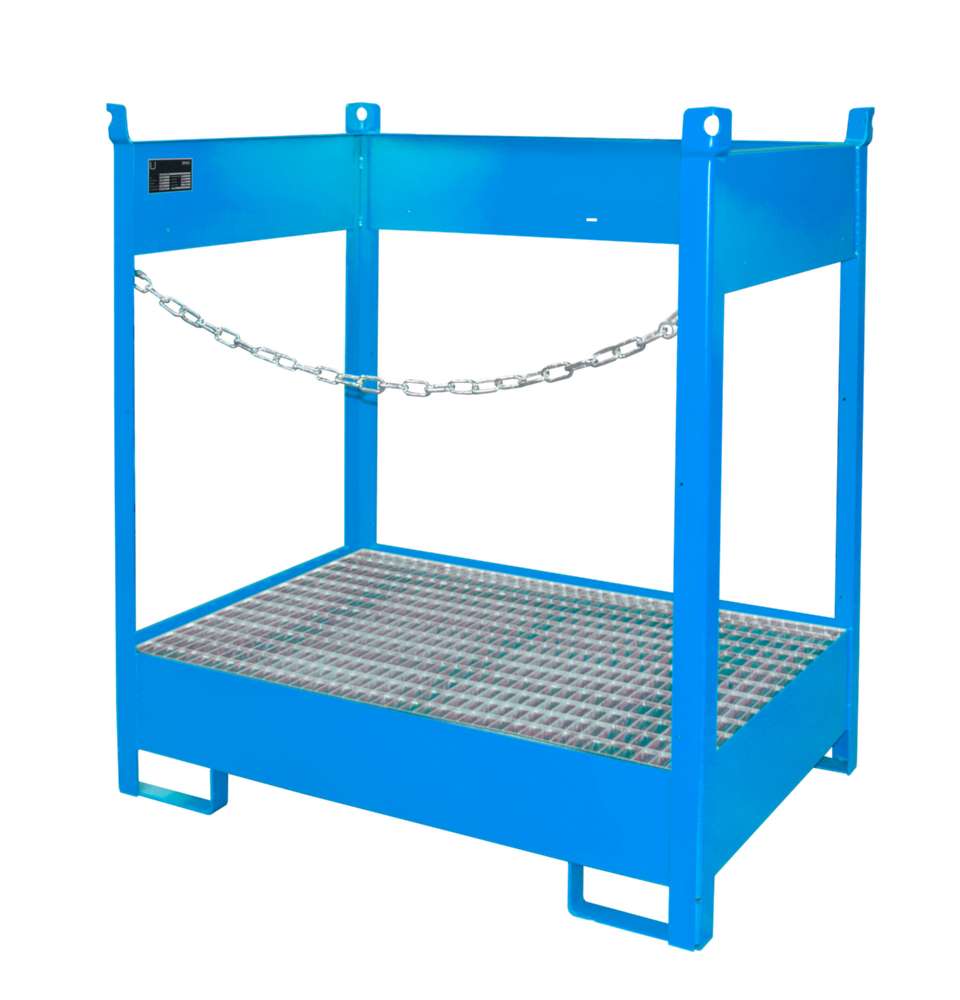 Produktbild Bauer Fass Stapelpalette FSP 2 lackiert 1405 x 1490 x 915 mm lichtblau