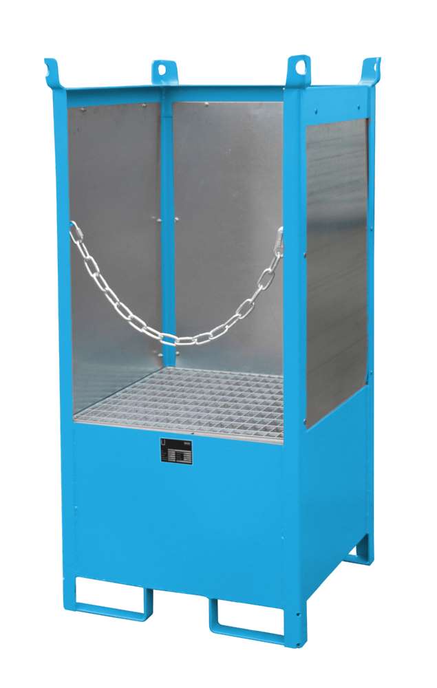 Produktbild Bauer Fass Stapelpalette FSP 1G 755 x 1590 x 755 mm lackiert lichtblau