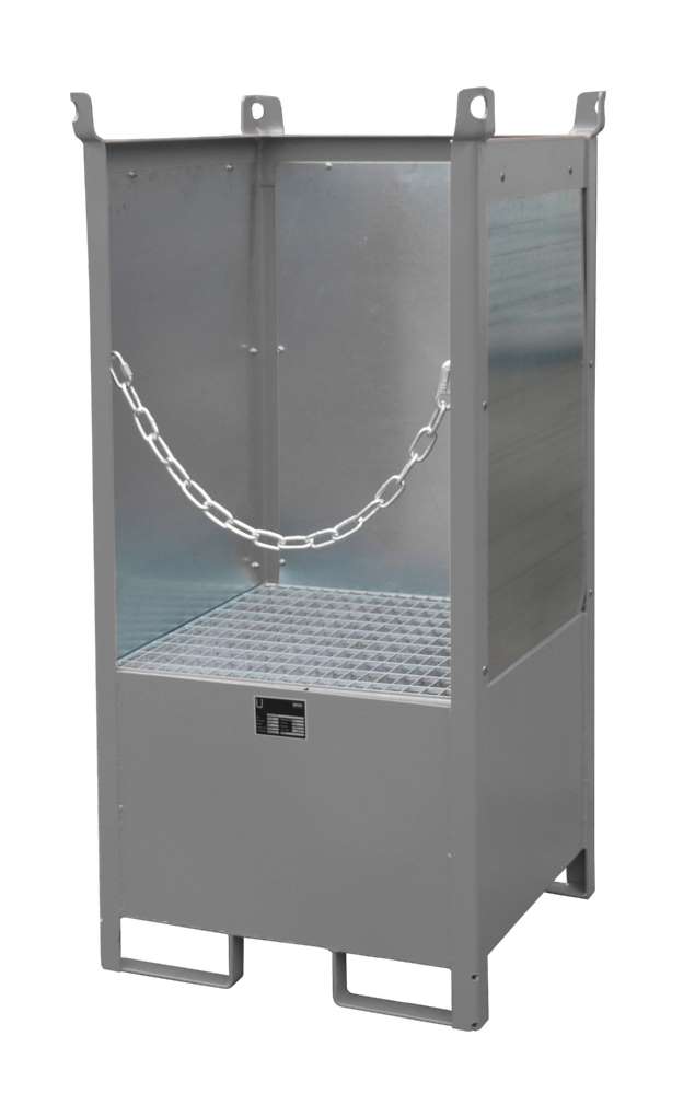 Produktbild Bauer Fass Stapelpalette FSP 1G 755 x 1590 x 755 mm lackiert mausgrau