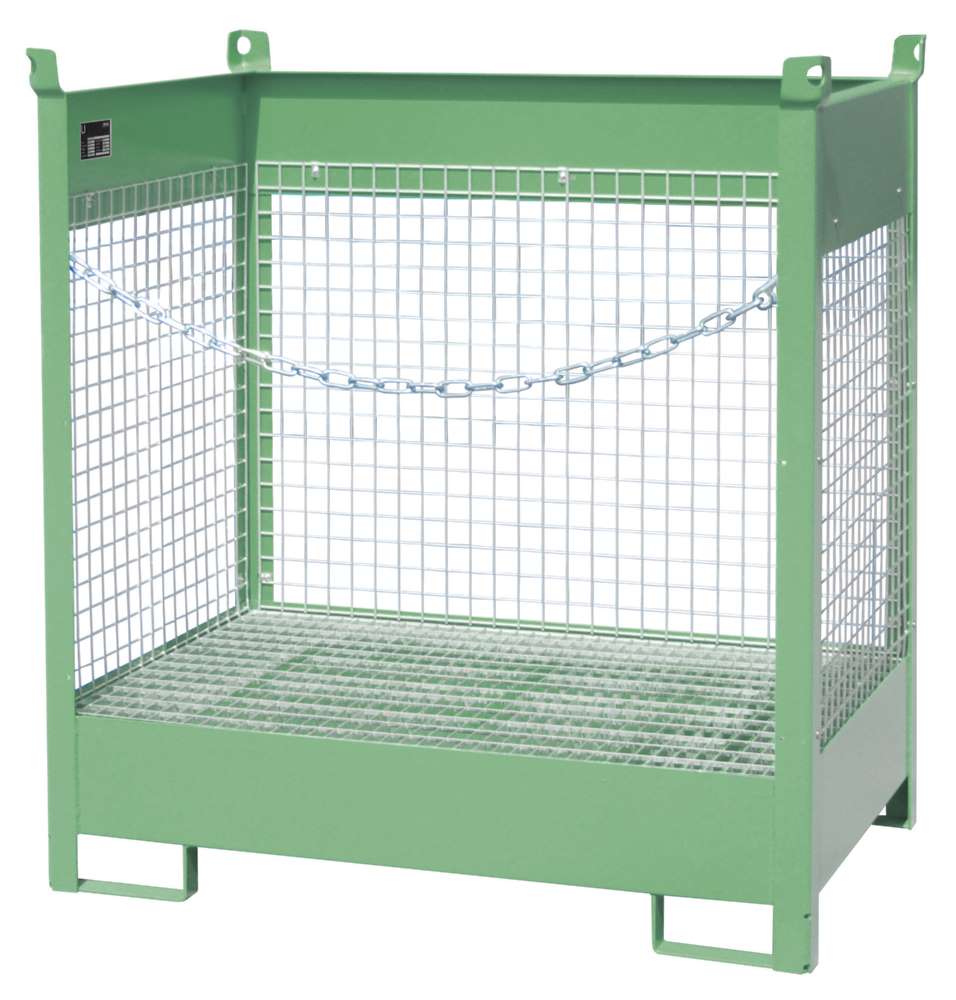 Produktbild Bauer Fass Stapelpalette FSP 2D 1405 x 1490 x 915 mm lackiert resedagrün