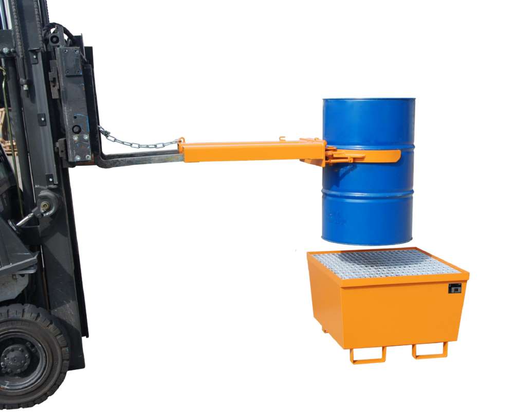 Produktbild Bauer Fassgreifer FK-I lackiert gelborange bild 2