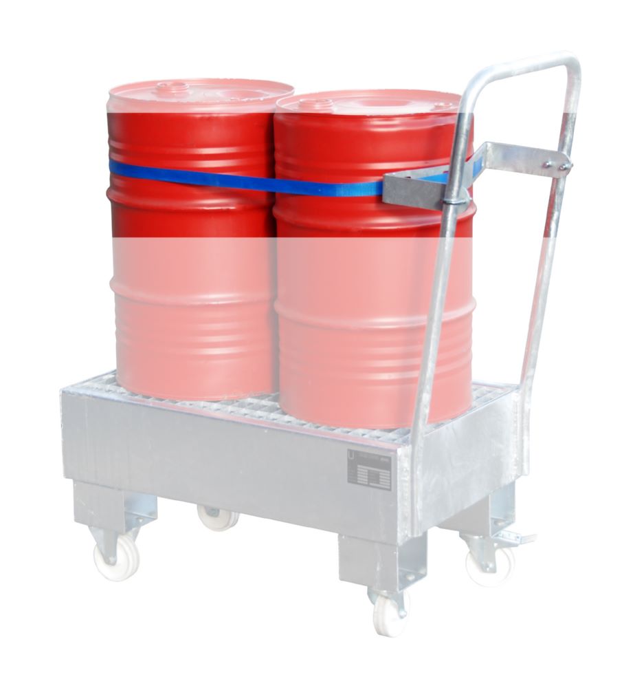 Produktbild Bauer Fasshalterung mit Spanngurt für 2 x 60 Liter Fässer