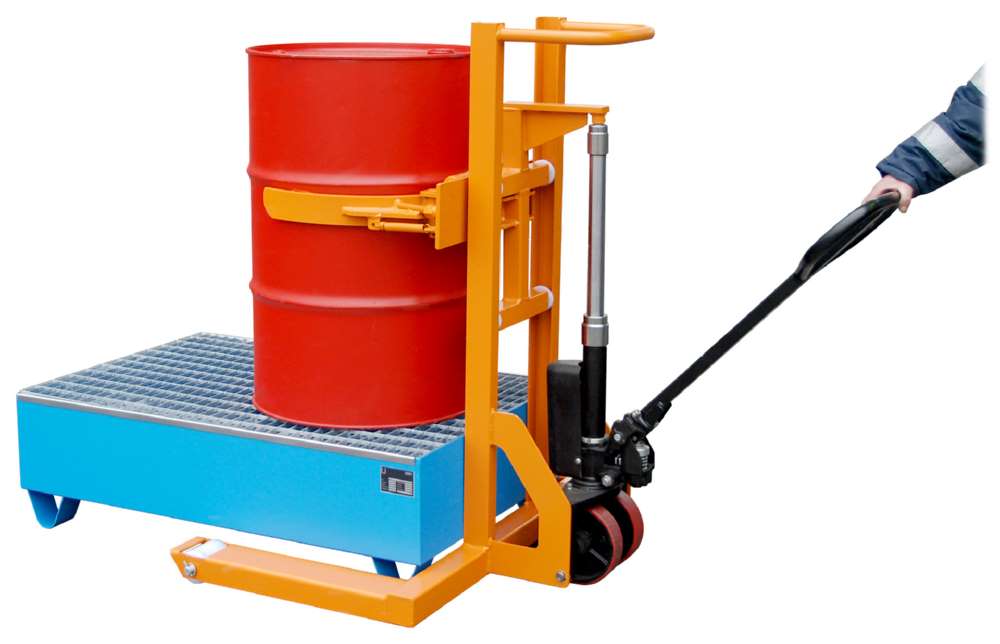 Produktbild Bauer Fassheberoller FHR 600 K lackiert gelborange bild 2