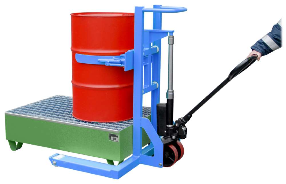 Produktbild Bauer Fassheberoller FHR 600 K lackiert lichtblau