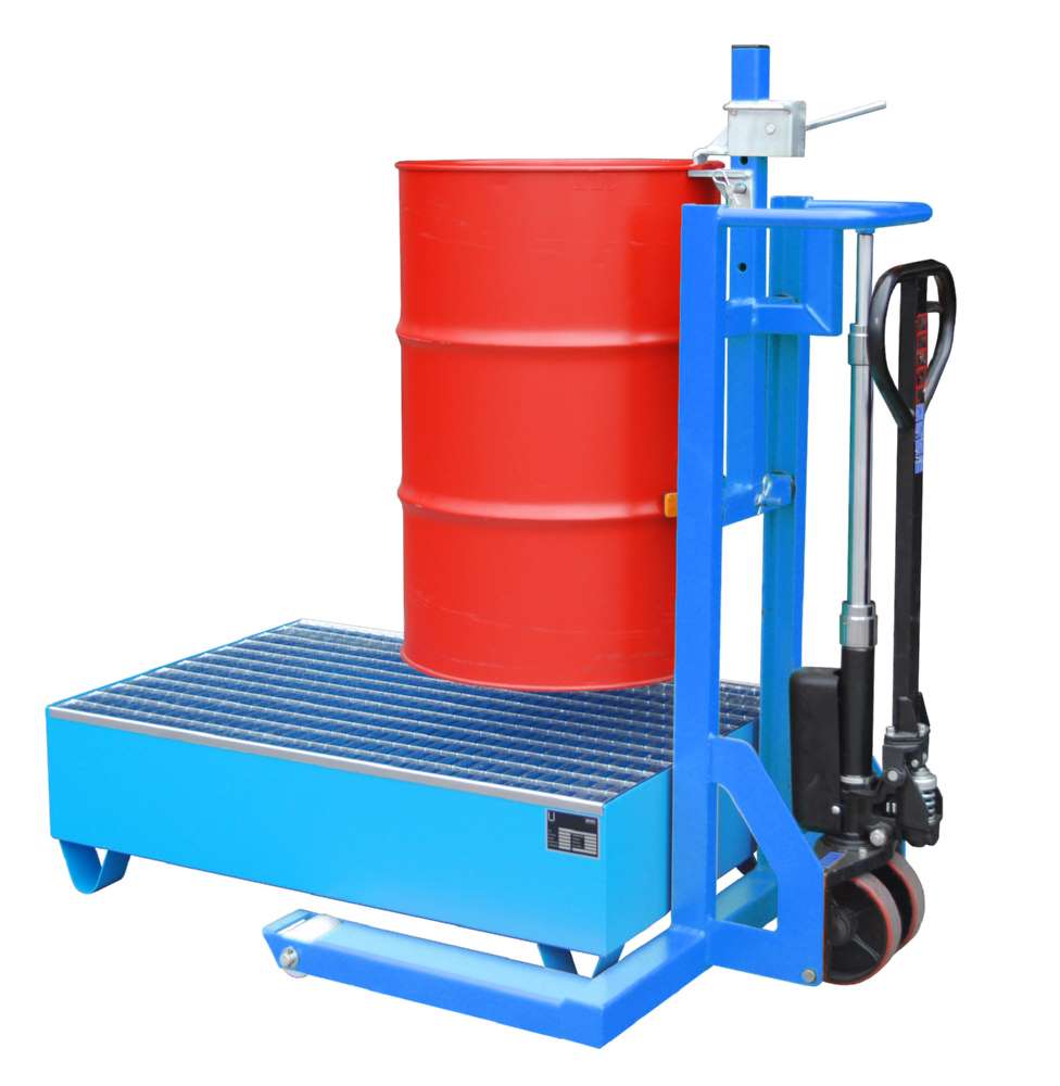 Produktbild Bauer Fassheberoller FHR 600 G lackiert lichtblau RAL 5012