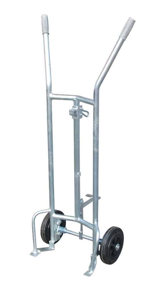 Produktbild Bauer Fasskarre FP-V für 200 Liter Fass verzinkt Vollgummibereifung bild 2