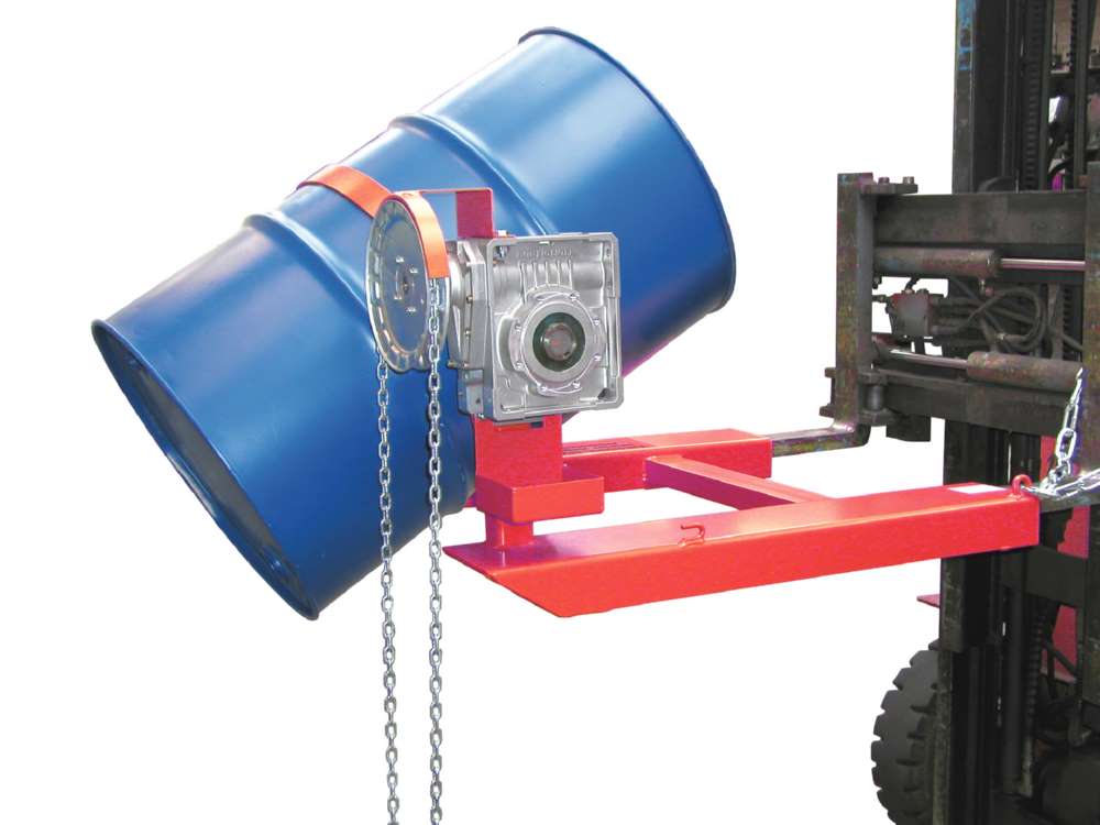 Produktbild Bauer Fasskipper FD-K für 200 Liter Fässer lackiert feuerrot