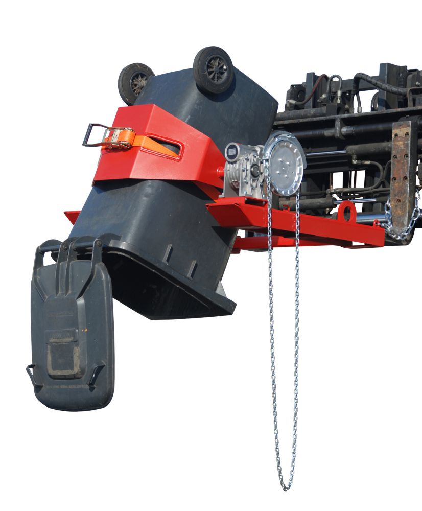 Produktbild Bauer Fasskipper FLEX-K lackiert in der Farbe Feuerrot