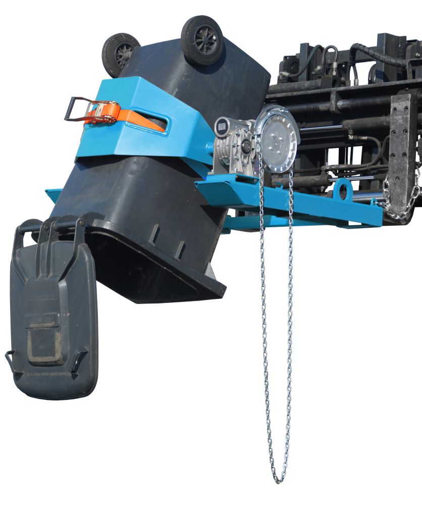 Produktbild Bauer Fasskipper FLEX-K lackiert in der Farbe Lichtblau