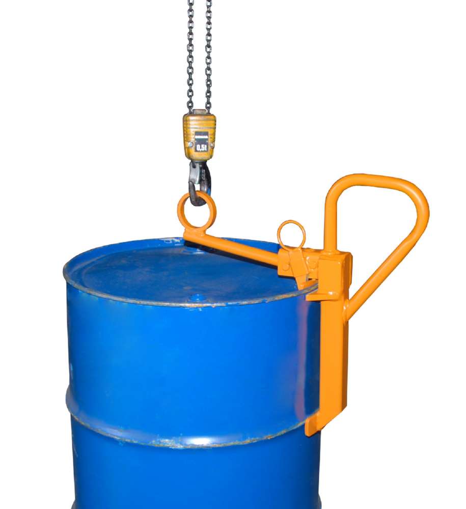 Produktbild Bauer Fassklemme FKL für 200 l Fässer lackiert gelborange