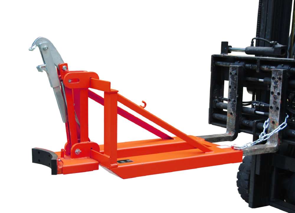 Produktbild Bauer Fasslifter RS-I/D 91 für gefüllte Kunststoff-Deckelfässer lackiert feuerrot