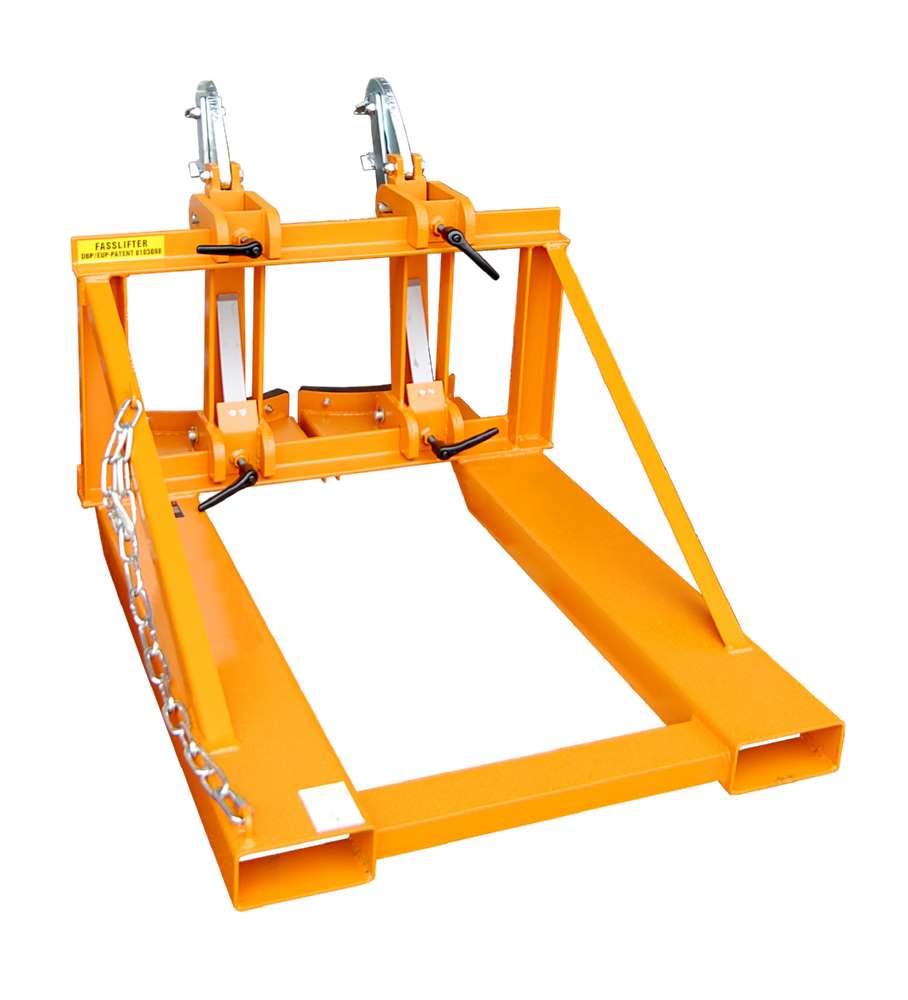 Produktbild Bauer Fasslifter RS-II/D 91 für 2 Fässer lackiert gelborange