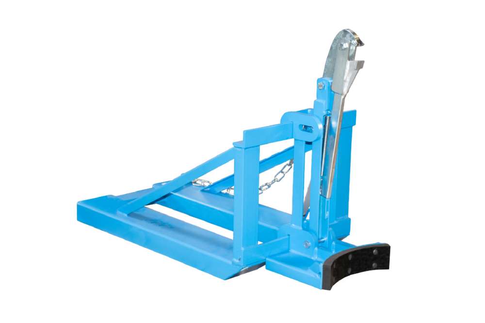 Produktbild Bauer Fasslifter RS-I/M Rollreifen und 220 Liter Kunststofffässer lackiert lichtblau