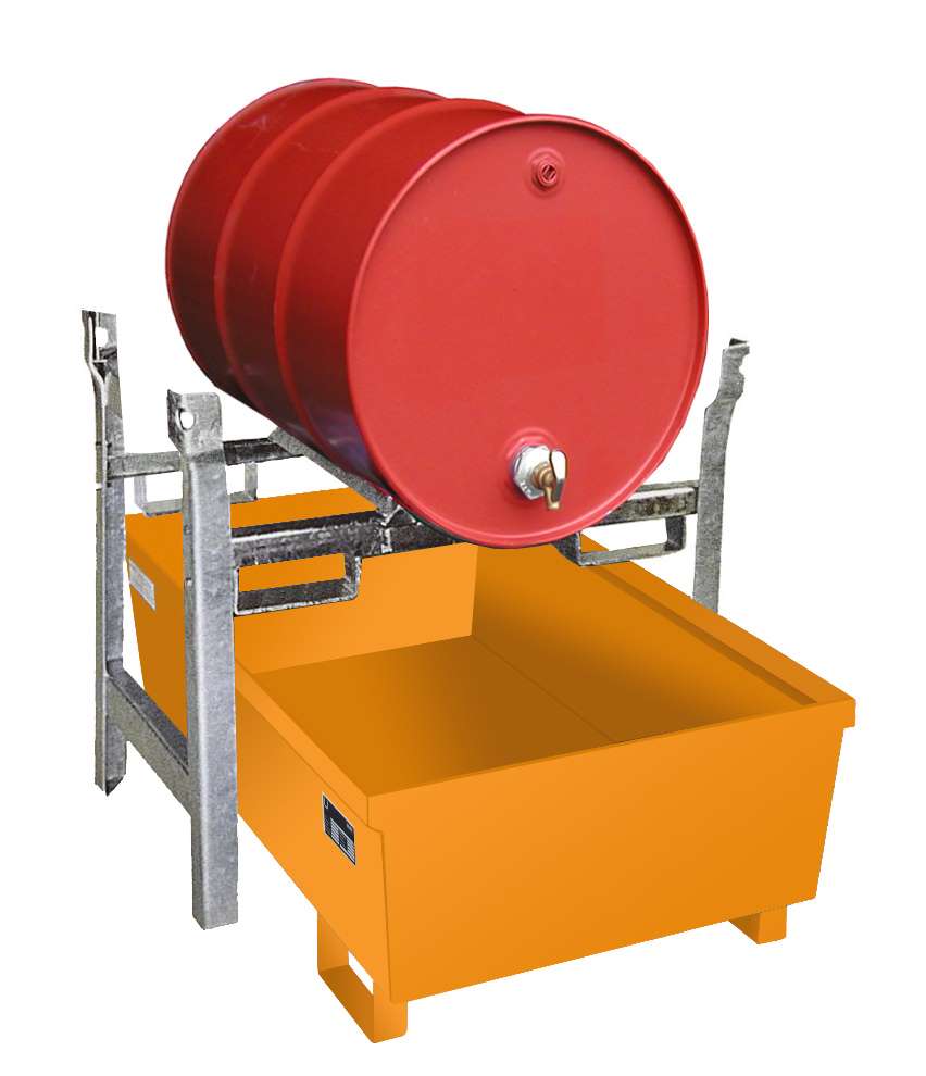 Produktbild Bauer Fassregal FR 1 980 x 850 x 580 mm feuerverzinkt bild 2