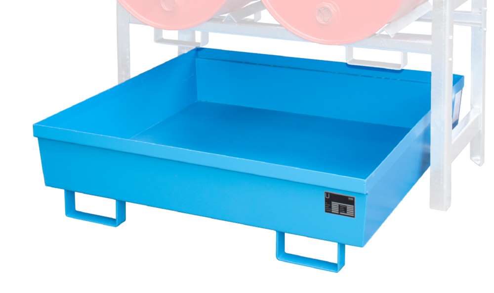 Produktbild Bauer Fassregal FRA 2 Auffangwanne 1200 x 335 x 1200 mm lackiert lichtblau