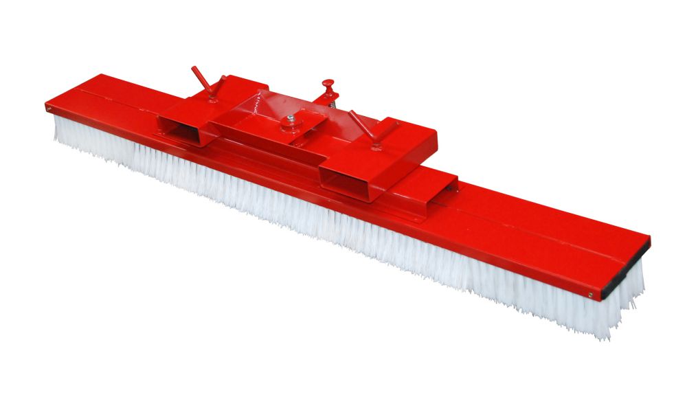 Produktbild Bauer Gabelstapler Kehrbesen SKB 200 lackiert in der Farbe Feuerrot