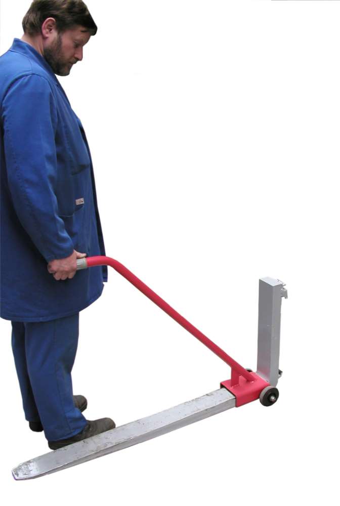 Produktbild Bauer Gabelzinkenheber GZH-A lackiert feuerrot Tragfähigkeit 150 kg bild 2