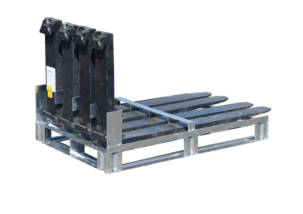 Produktbild Bauer Gabelzinkenpalette GZP 4 feuerverzinkt Länge 1200 mm