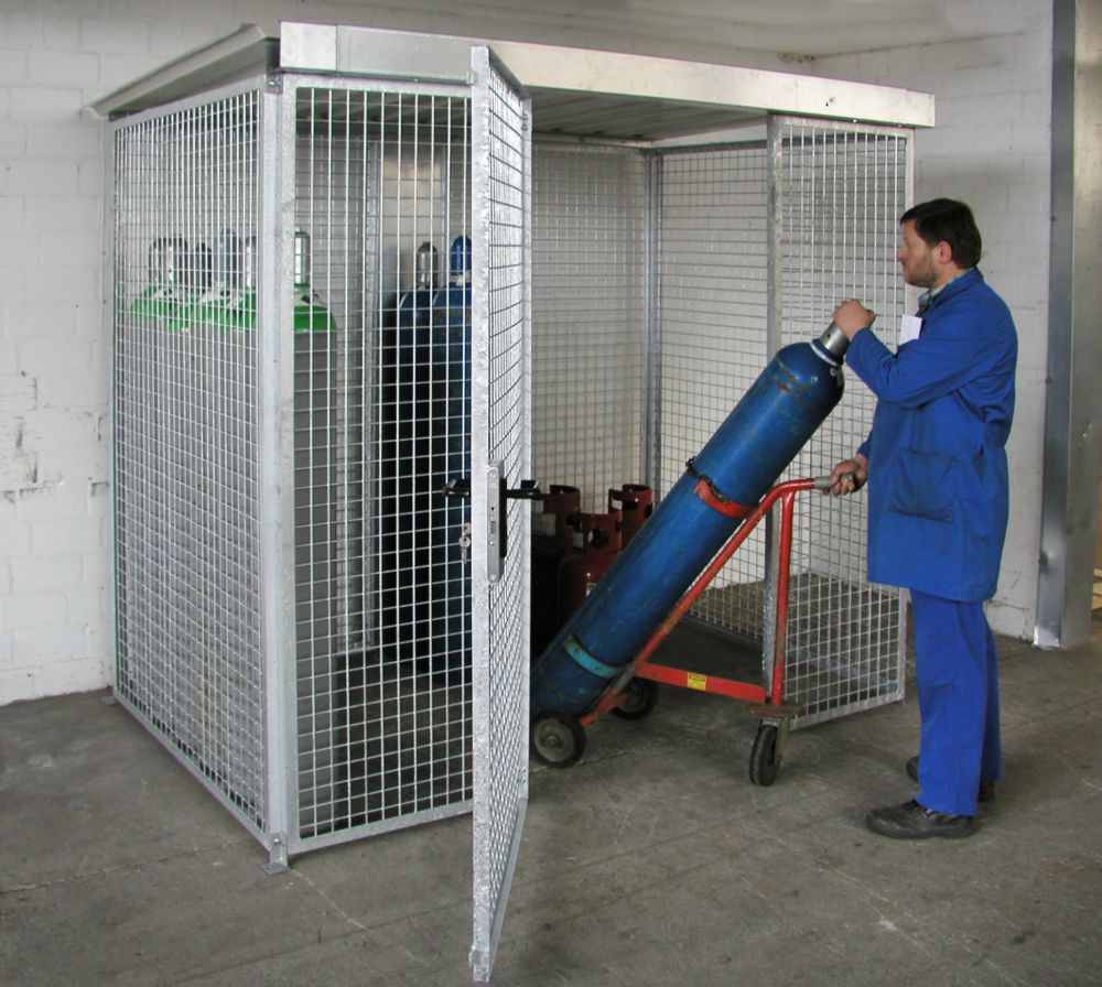 Produktbild Bauer Gasflaschen Container GFC M3 D feuerverzinkt bild 2