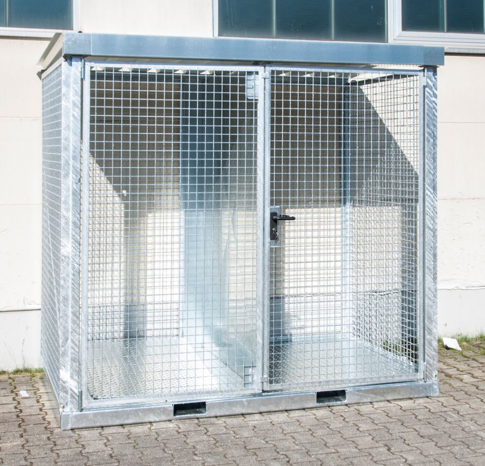 Produktbild Bauer Gasflaschen Container GFC E T M3 feuerverzinkt bild 2