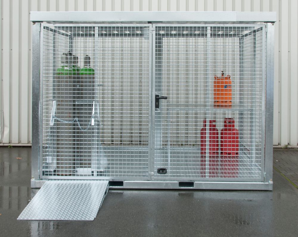 Produktbild Bauer Gasflaschen Container GFC E T M5 feuerverzinkt bild 3