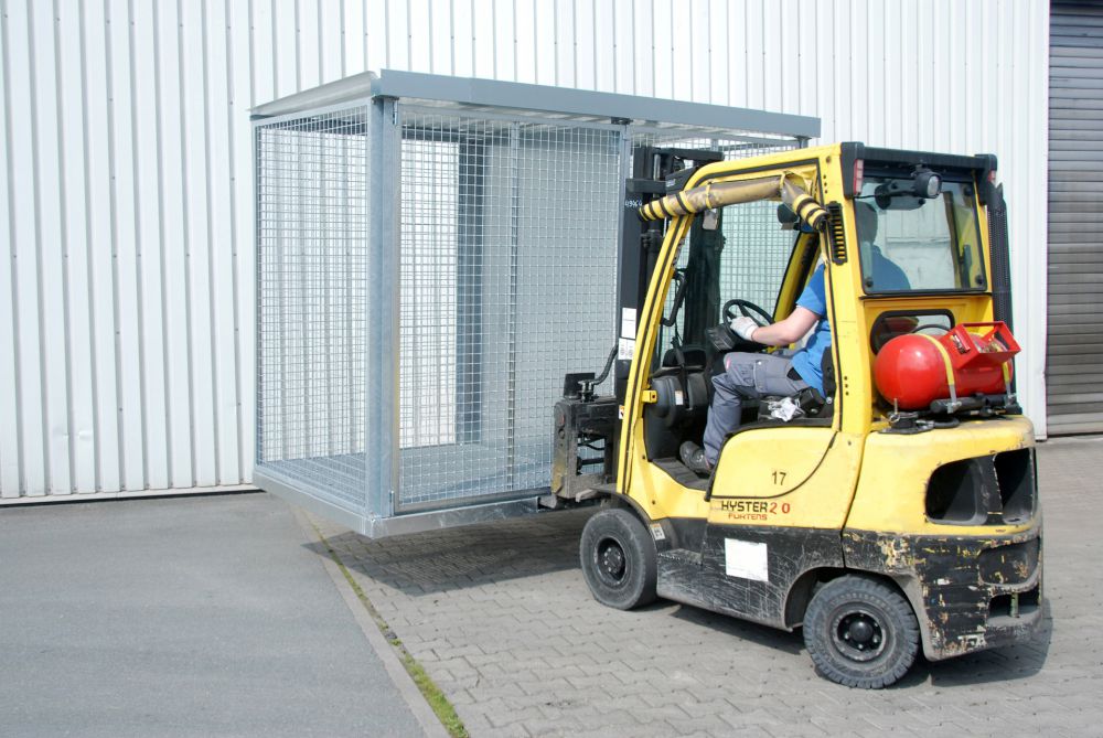 Produktbild Bauer Gasflaschen Container GFC E G M4 feuerverzinkt bild 3