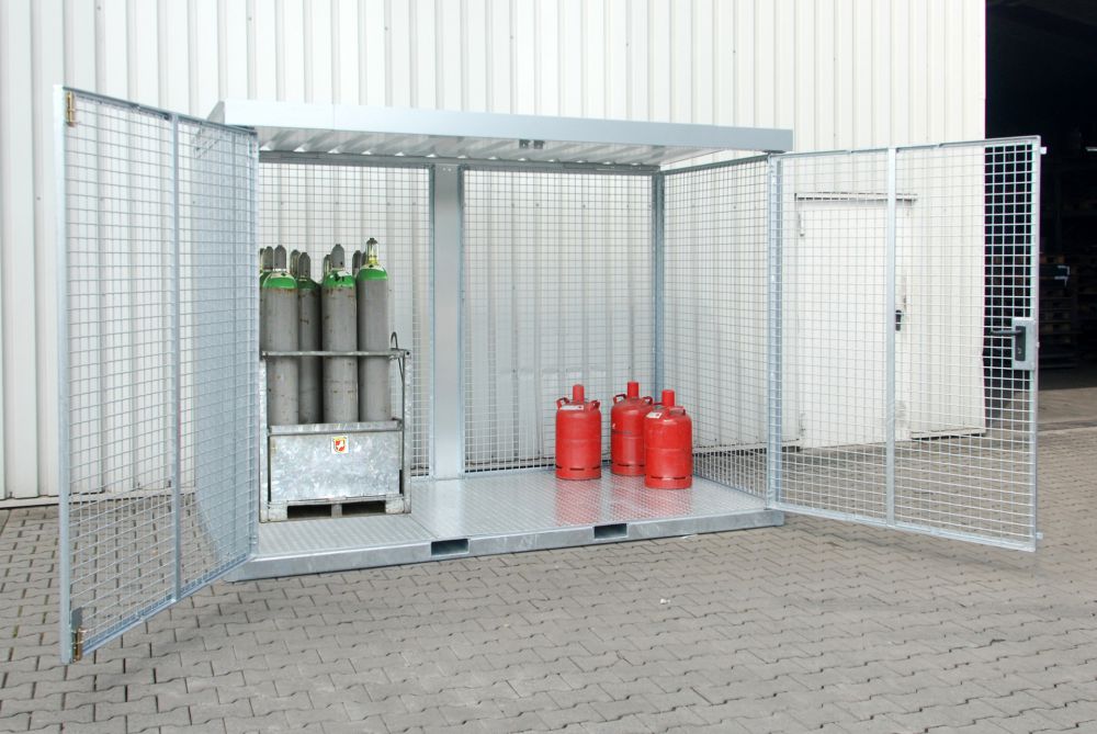 Produktbild Bauer Gasflaschen Container GFC E T M4 feuerverzinkt bild 2