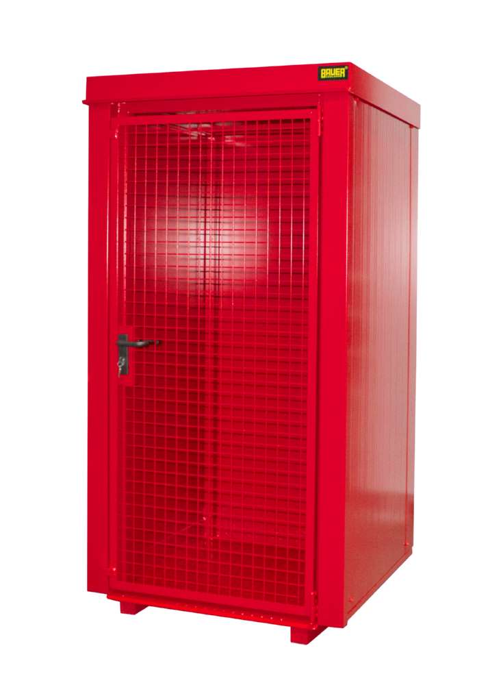 Produktbild Bauer Gasflaschen Container GFC B M0 1185 x 2210 x 1095 mm lackiert feuerrot