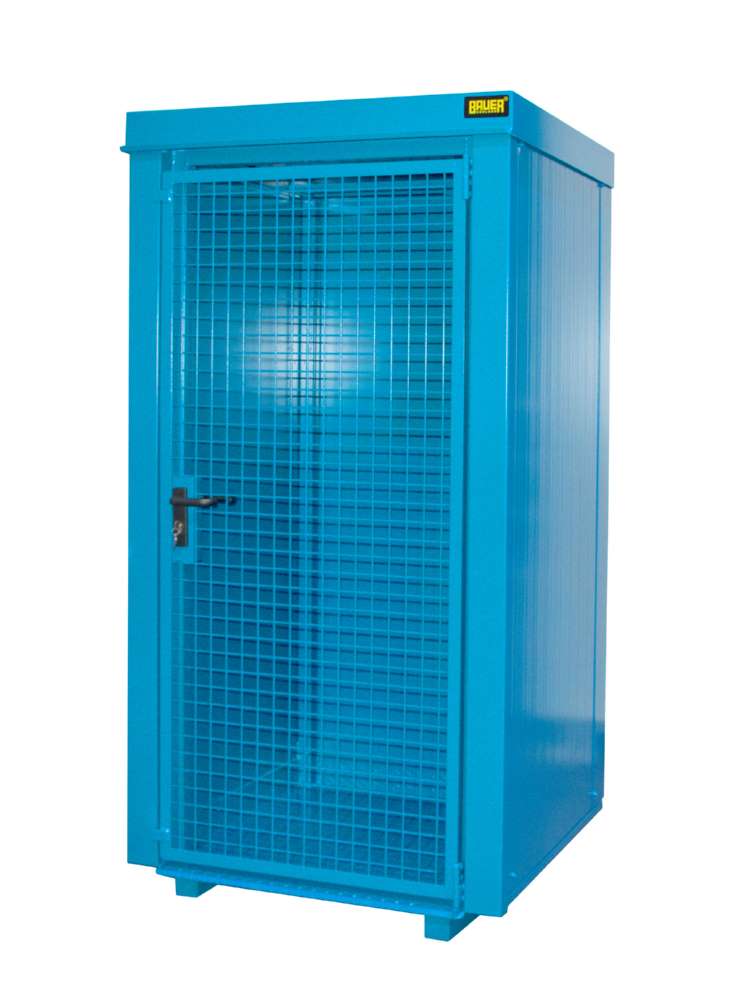 Produktbild Bauer Gasflaschen Container GFC B M0 1185 x 2210 x 1095 mm lackiert lichtblau