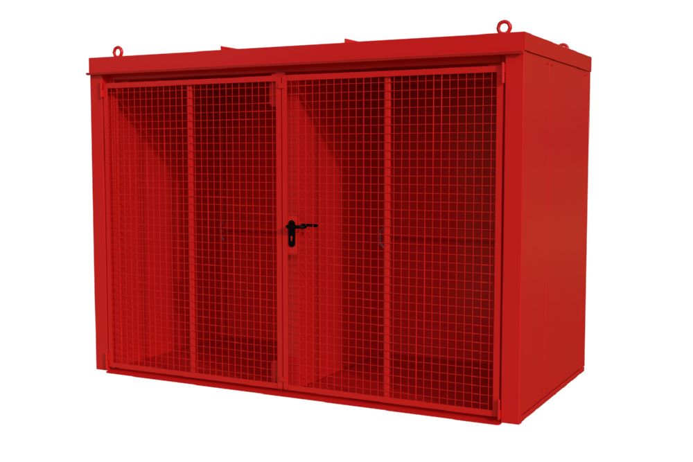 Produktbild Bauer Gasflaschen Container M4 3120 x 2295 x 1610 mm GFC-B/W feuerrot