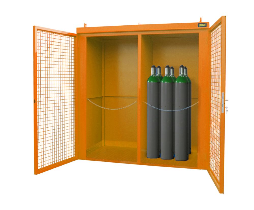 Produktbild Gasflaschen-Container GFC-B/W M3, lackiert, Gelborange bild 2