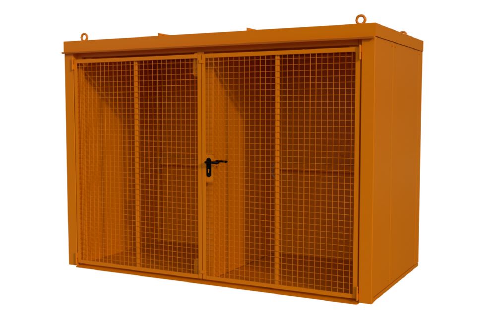 Produktbild Bauer Gasflaschen Container M4 3120 x 2295 x 1610 mm GFC-B/W gelborange