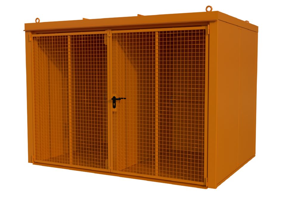 Produktbild Bauer Gasflaschen Container 3120 x 2295 x 2215 mm GFC-B/W M5 gelborange