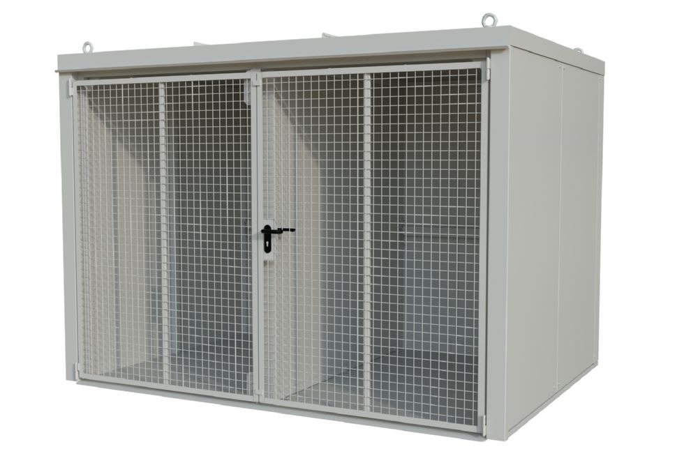 Produktbild Bauer Gasflaschen Container 3120 x 2295 x 2215 mm GFC-B/W M5 grauweiß