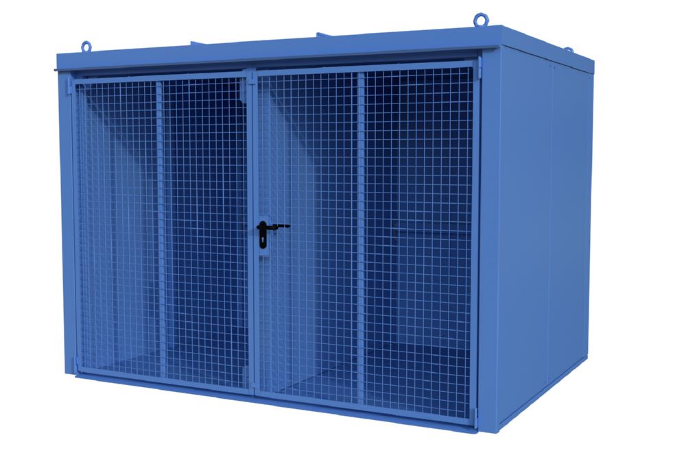 Produktbild Bauer Gasflaschen Container 3120 x 2295 x 2215 mm GFC-B/W M5 lichtblau